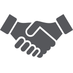 Technical partnership icon