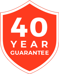 40 Year Guarantee Label Design